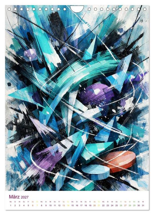 Produktbild: Wilde Ordnung - Kunst im Chaos (Wandkalender 2027 DIN A4 hoch), CALVENDO Monatskalender