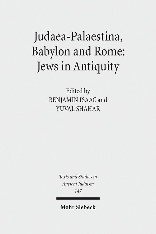 Produktbild: Judaea-Palaestina, Babylon and Rome: Jews in Antiquity