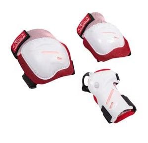 Produktbild: HUDORA 83051 - Biomechanisches Protektoren/Schoner Set Comfort, rosa/wei&szlig;, S