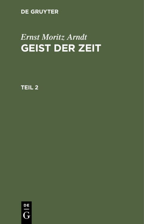 Produktbild: Geist der Zeit. Teil 2