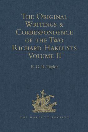 Produktbild: The Original Writings and Correspondence of the Two Richard Hakluyts