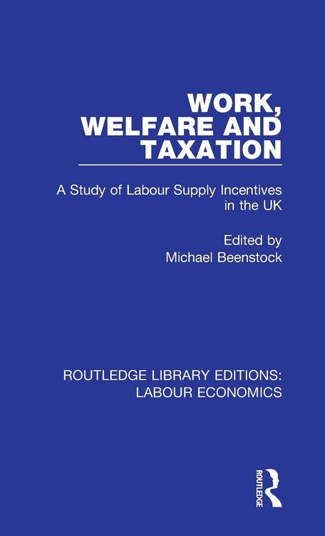 Produktbild: Work, Welfare and Taxation