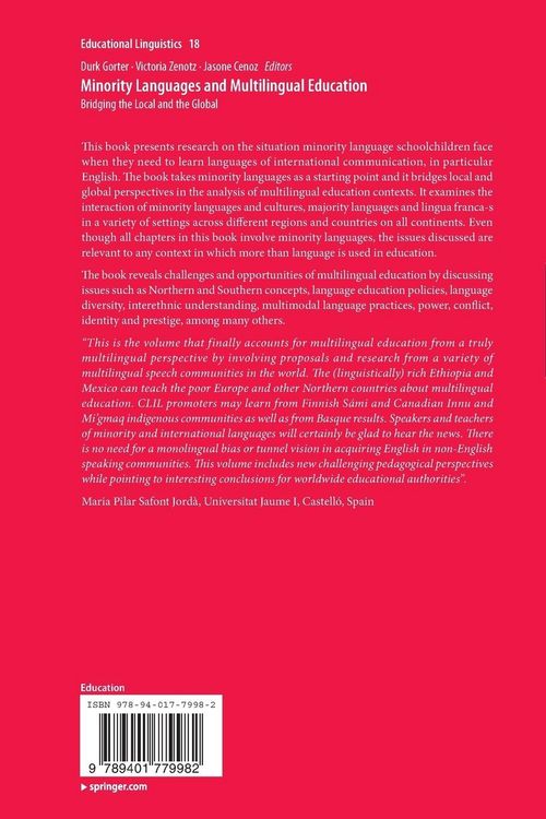 Produktbild: Minority Languages and Multilingual Education