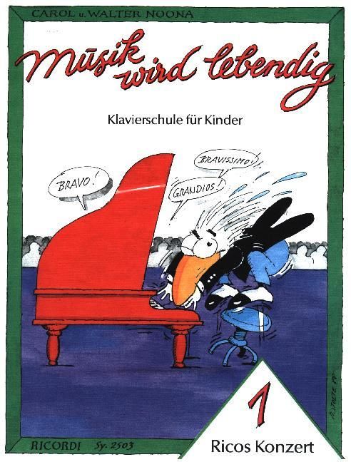 Produktbild: Noona, W: Ricos Konzert 1 Klavierschule Musik wird...