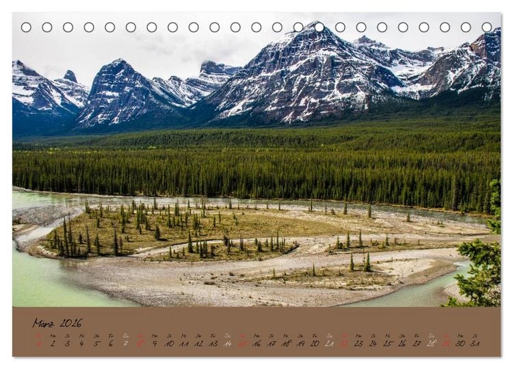 Produktbild: Fernweh nach Westkanada (Tischkalender 2026 DIN A5 quer), CALVENDO Monatskalender