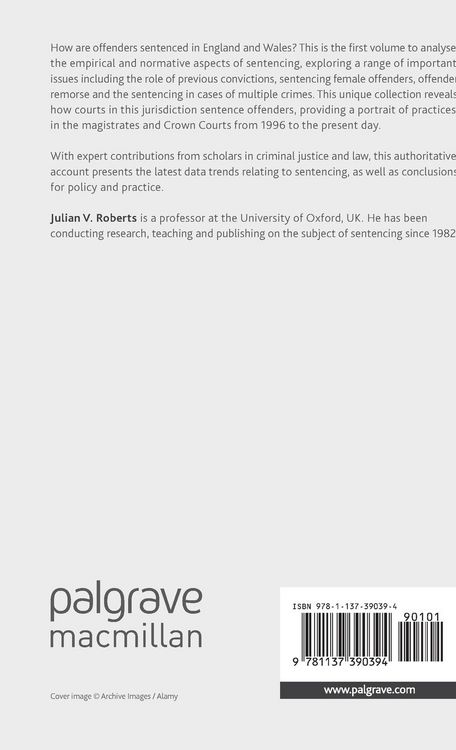 Produktbild: Exploring Sentencing Practice in England and Wales