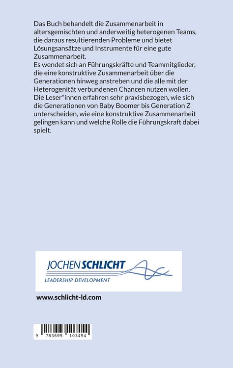 Produktbild: Arbeit und F&uuml;hrung in altersgemischten Teams
