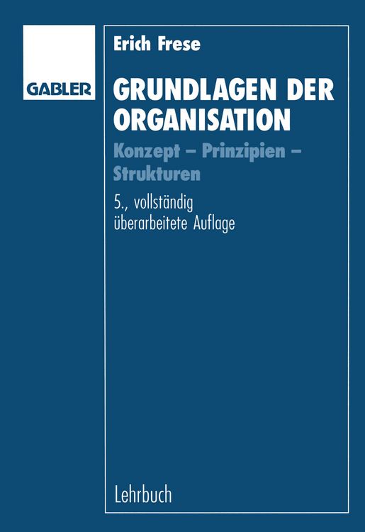 Produktbild: Grundlagen der Organisation