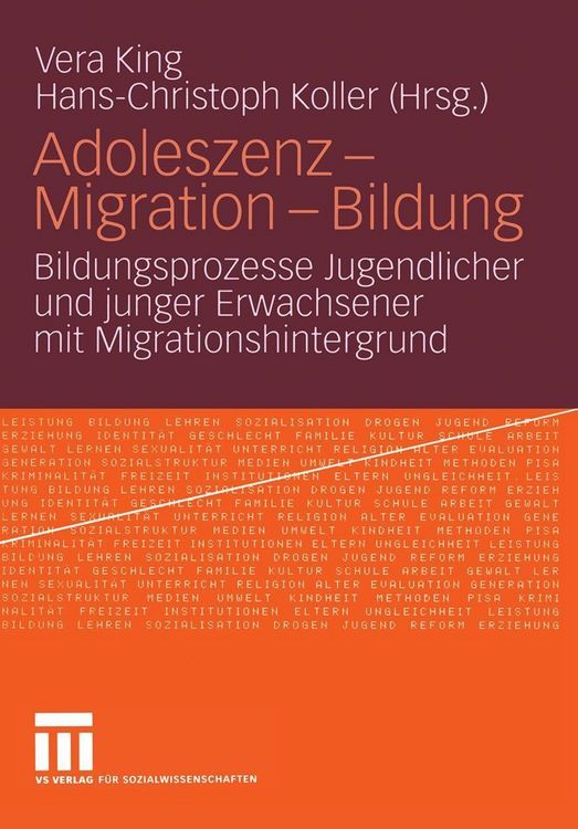 Produktbild: Adoleszenz - Migration - Bildung