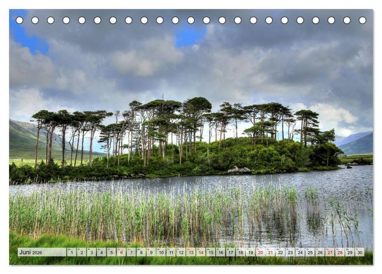 Produktbild: Irland - spektakul&auml;re Landschaften (Tischkalender 2026 DIN A5 quer), CALVENDO Monatskalender