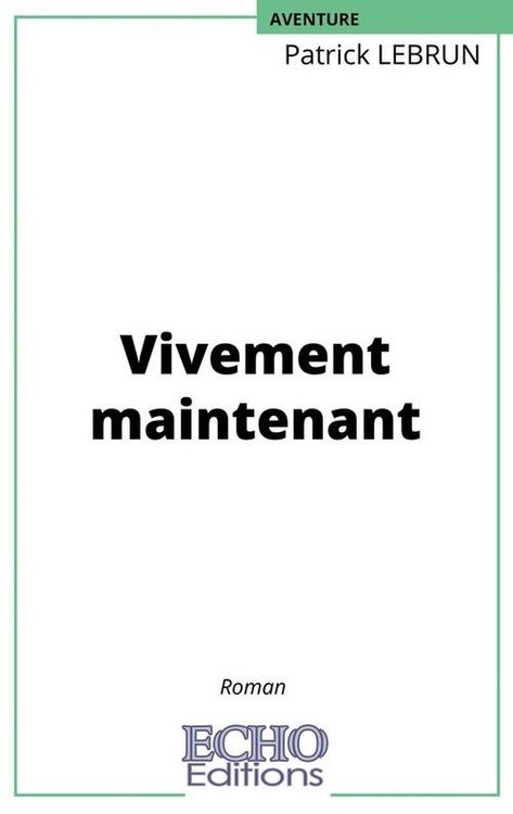 Produktbild: Vivement maintenant