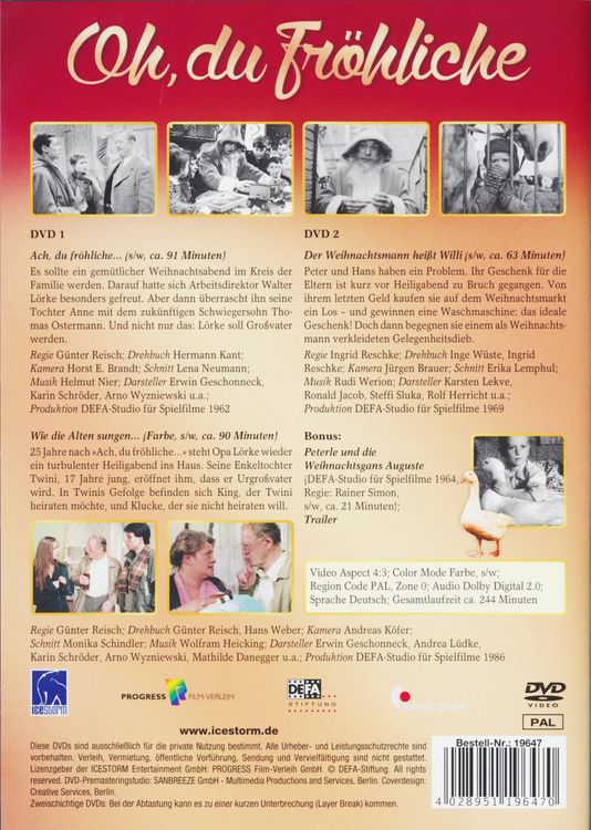 Produktbild: Oh, du Fr&ouml;hliche [2 DVDs]