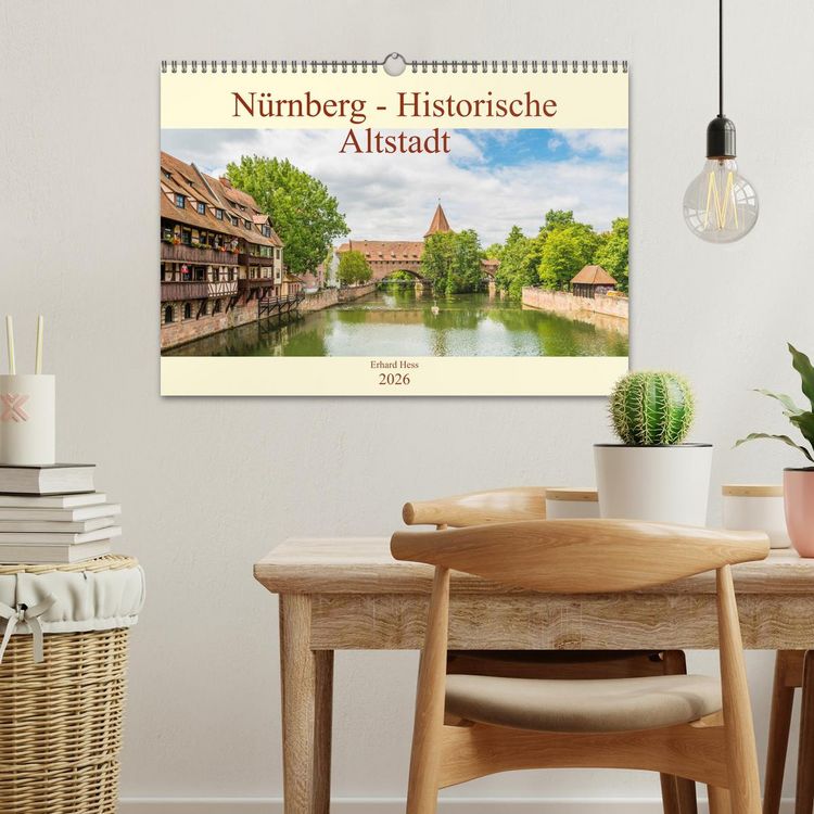 Produktbild: N&uuml;rnberg - Historische Altstadt (Wandkalender 2026 DIN A3 quer), CALVENDO Monatskalender
