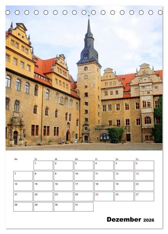 Produktbild: &Ouml;stliches Sachsen-Anhalt (Tischkalender 2026 DIN A5 hoch), CALVENDO Monatskalender