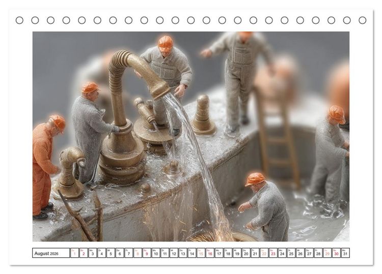 Produktbild: Kleine Helden &ndash; Gro&szlig;es Handwerk (Tischkalender 2026 DIN A5 quer), CALVENDO Monatskalender