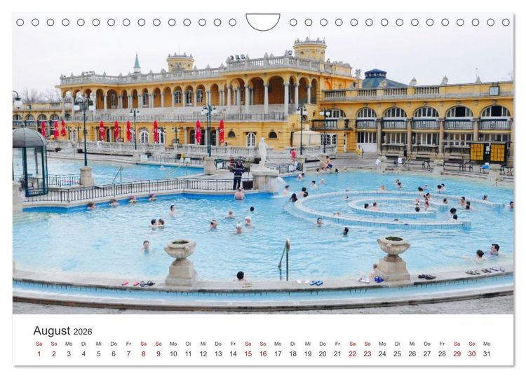 Produktbild: Budapest - Ungarns einzigartige Hauptstadt an der Donau. (Wandkalender 2026 DIN A4 quer), CALVENDO Monatskalender