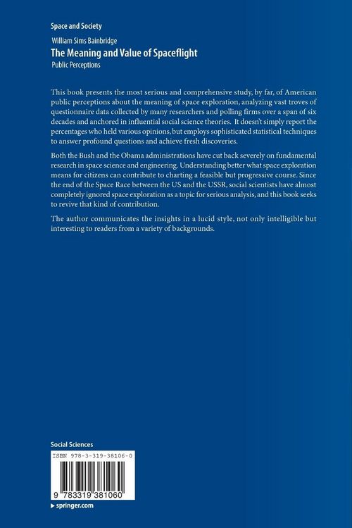 Produktbild: The Meaning and Value of Spaceflight