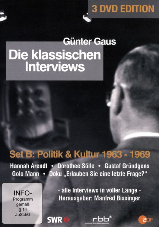 Produktbild: G&uuml;nter Gaus - Die Klassischen Interviews [3DVDs]
