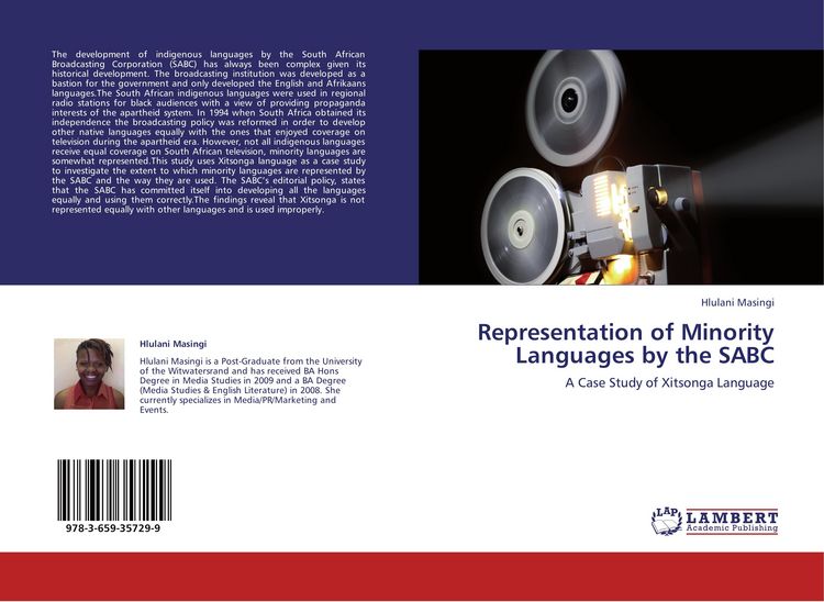 Produktbild: Representation of Minority Languages by the SABC
