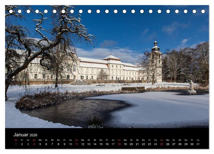 Produktbild: Fuldaer Land - Heile Welt zwischen Rh&ouml;n und Vogelsberg (Tischkalender 2026 DIN A5 quer), CALVENDO Monatskalender