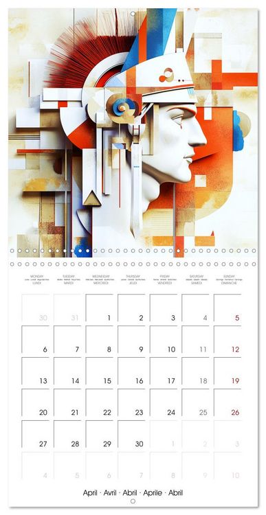 Produktbild: Artistry in Origami (Wall Calendar 2026 12 &times; 12 Inch) CALVENDO 12 Month Wall Calendar
