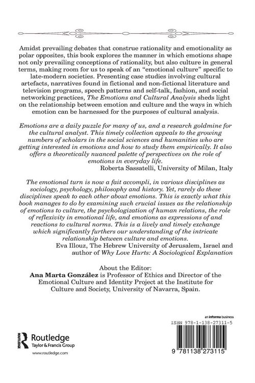 Produktbild: The Emotions and Cultural Analysis