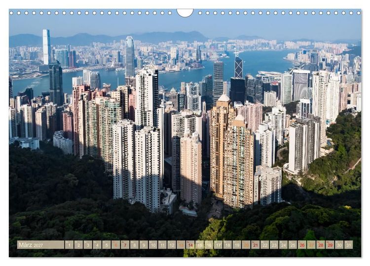 Produktbild: Ein Tag in Hongkong - eine etwas andere Sicht (Wandkalender 2027 DIN A3 quer), CALVENDO Monatskalender