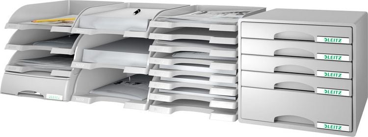 Produktbild: Briefkorb Leitz grau