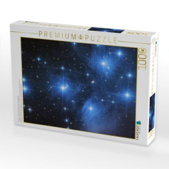 Produktbild: CALVENDO Puzzle Plejaden - Offener Sternhaufen im Sternbild Stier | 1000 Teile Lege-Gr&ouml;&szlig;e 64x48cm Foto-Puzzle f&uuml;r gl&uuml;ckliche Stunden