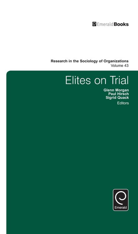 Produktbild: Elites on Trial
