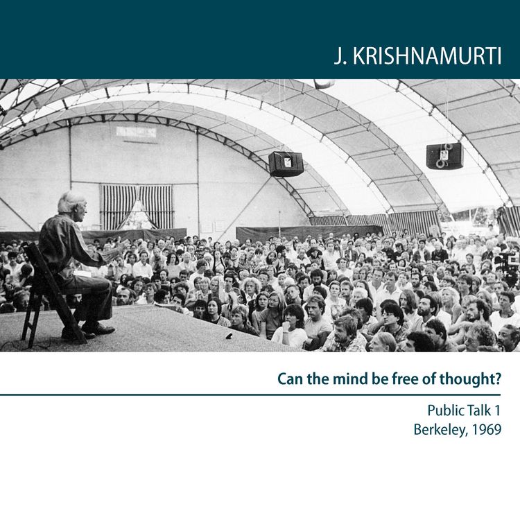 Produktbild: Can the mind be free of thought?