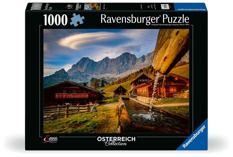 Produktbild: Erwachsenenpuzzle 1000 Teile - Neustattalm am Dachstein