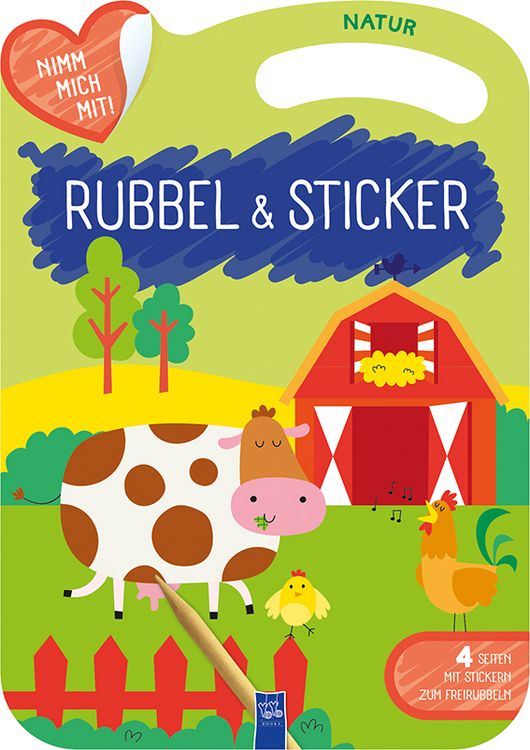 Produktbild: Rubbel & Sticker - Natur