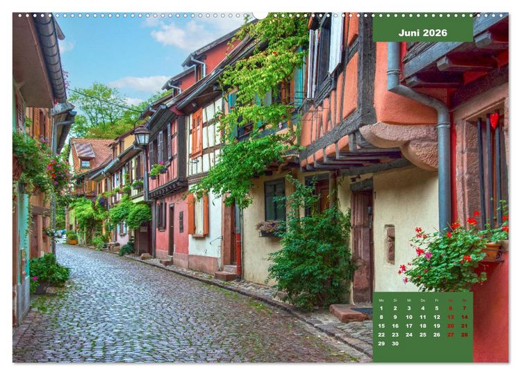 Produktbild: Kaisersberg Perle des Elsass (Wandkalender 2026 DIN A2 quer), CALVENDO Monatskalender