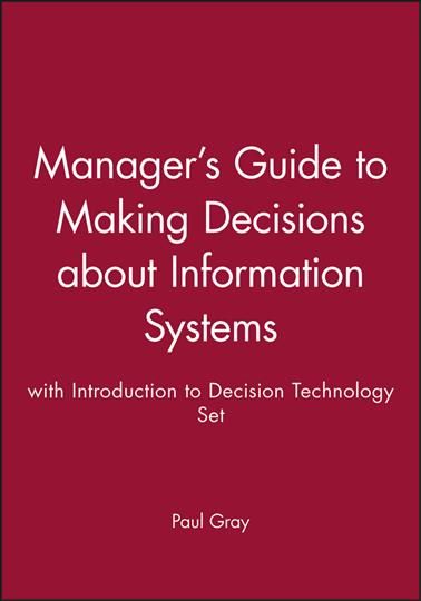 Produktbild: Manager''s Guide to Making Decisions About Information Systems