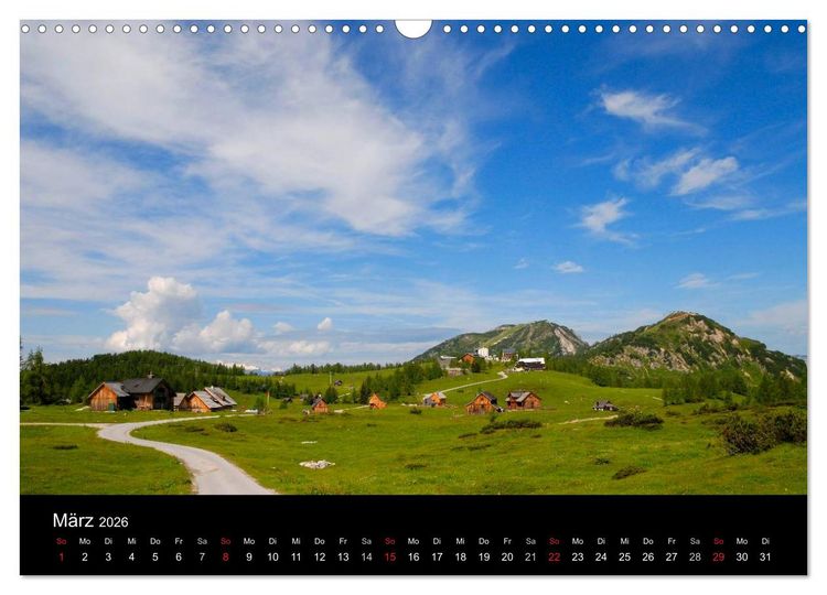 Produktbild: Alpen Impressionen (Wandkalender 2026 DIN A3 quer), CALVENDO Monatskalender