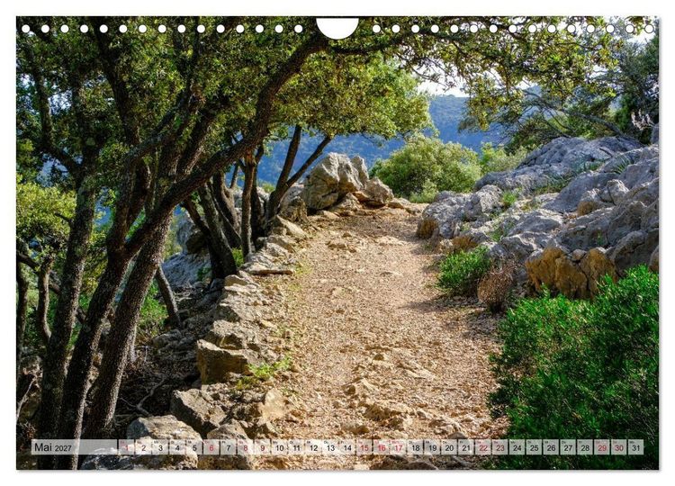 Produktbild: Wanderlust Mallorca - Pfade der Tramuntana (Wandkalender 2027 DIN A4 quer), CALVENDO Monatskalender