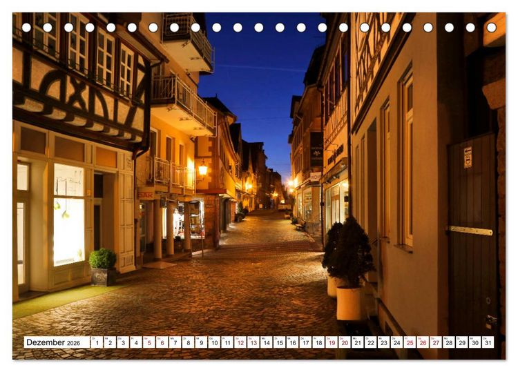 Produktbild: Barbarossastadt Gelnhausen vom Frankfurter Taxifahrer Petrus Bodenstaff (Tischkalender 2026 DIN A5 quer), CALVENDO Monatskalender