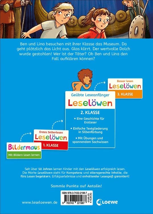Produktbild: Lesel&ouml;wen 2. Klasse - Hilfe! Diebe im Museum