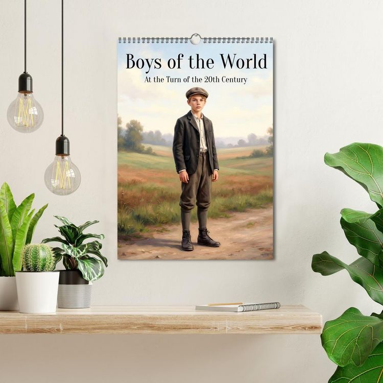 Produktbild: Boys of the World &ndash; At the Turn of the 20th Century (Wall Calendar 2027 DIN A3 portrait), CALVENDO 12 Month Wall Calendar