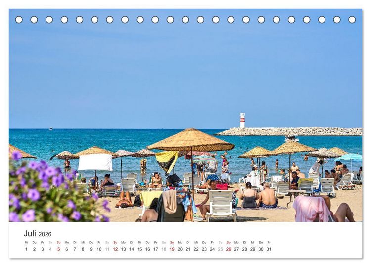 Produktbild: Urlaub in Kusadasi - Sonne, Strand und Kultur in der T&uuml;rkei (Tischkalender 2026 DIN A5 quer), CALVENDO Monatskalender