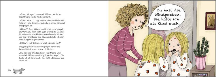 Produktbild: Wilma und die Windpocken - Das Bilder-Erz&auml;hlbuch f&uuml;r Kinder, die Windpocken haben oder mehr dar&uuml;ber wissen wollen