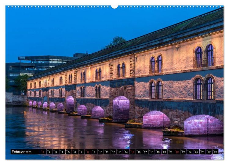 Produktbild: Frankreich - Strasbourg (Wandkalender 2026 DIN A2 quer), CALVENDO Monatskalender