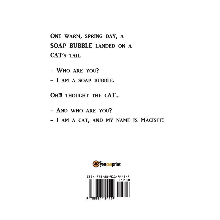 Produktbild: Maciste the cat and the soap bubble