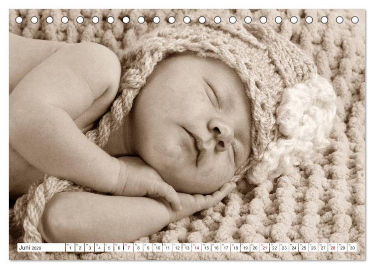 Produktbild: Babys - Willkommen im Leben (Tischkalender 2026 DIN A5 quer), CALVENDO Monatskalender