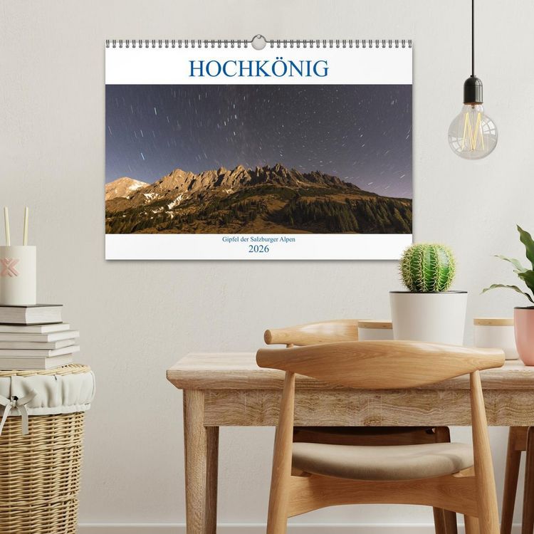 Produktbild: HOCHK&Ouml;NIG - Gipfel der Salzburger Alpen (Wandkalender 2026 DIN A3 quer), CALVENDO Monatskalender