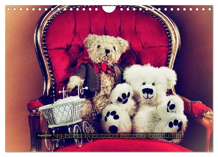 Produktbild: Die Teddys sind los (Wandkalender 2026 DIN A4 quer), CALVENDO Monatskalender