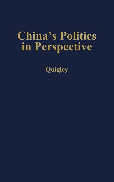 Produktbild: China's Politics in Perspective.