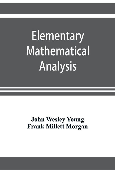 Produktbild: Elementary mathematical analysis