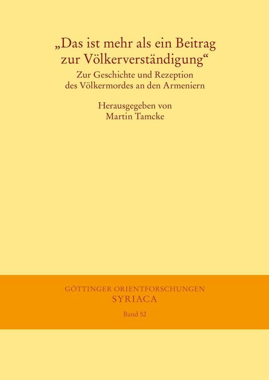 Produktbild: "Das ist mehr als ein Beitrag zur V&ouml;lkerverst&auml;ndigung"